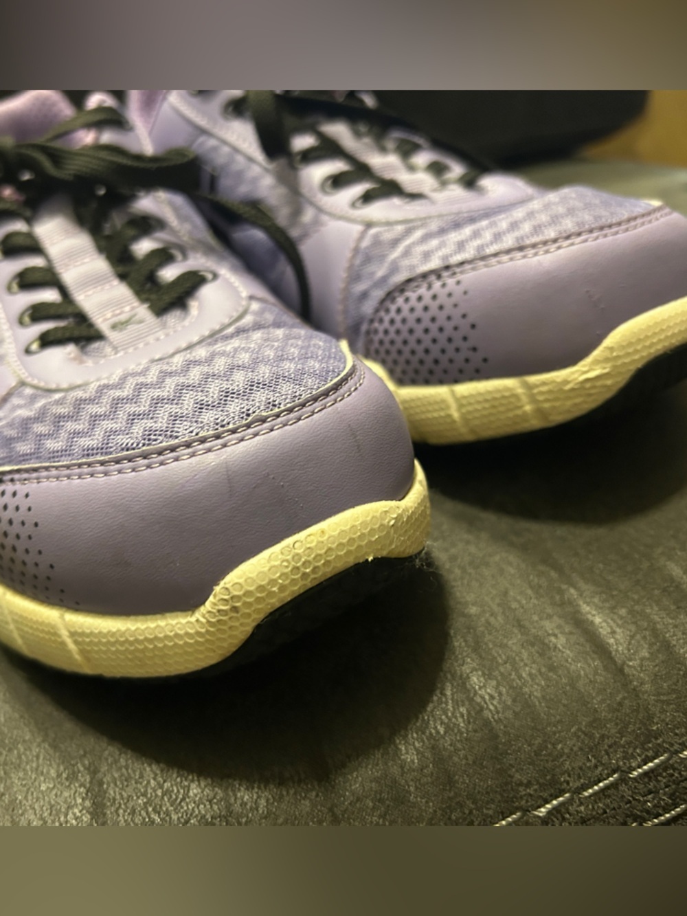 Kuru Quantum 2 Lavender Black Athletic Comfort Ergonomic Sneakers Women’s 10 - Picture 4 of 16